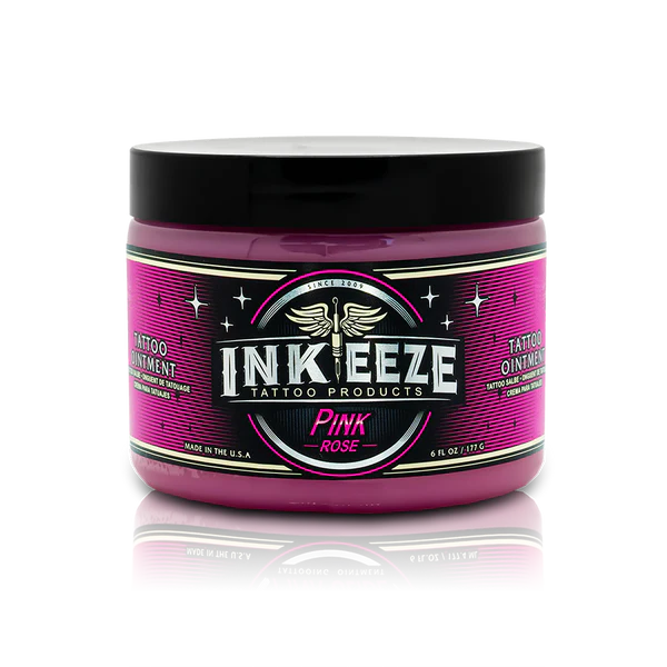 INK-EEZE Pink Tattoo Ointment - 6oz