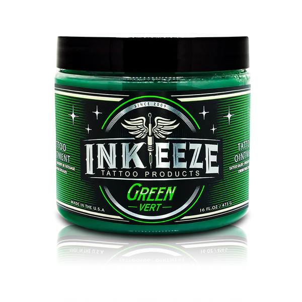 INK-EEZE Green Tattoo Ointment - 16oz